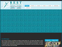 Tablet Screenshot of bestphysicaltherapy.com